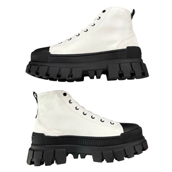 Palladium Women's Size 8 Revolt Hi TX Platform Boots Star White 97242-116-M - Picture 7 of 10